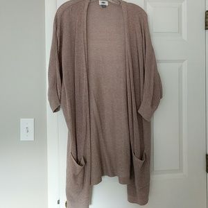 Sweater jacket/long cardigan